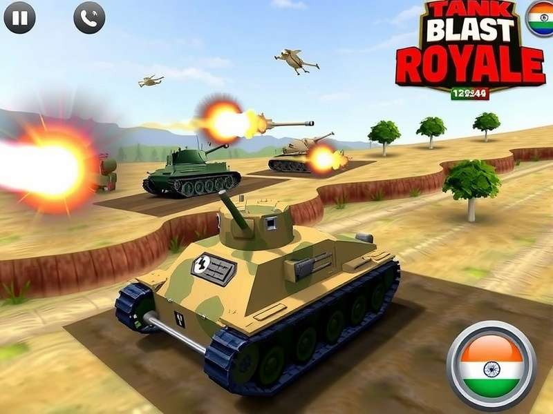Tank Blast Royale Game Screenshot
